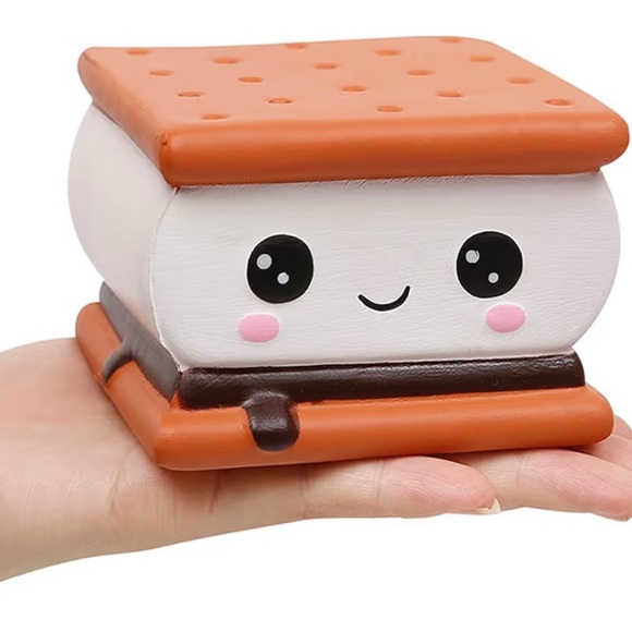 Other - S'mores Squishy Toy - Marshmallow Scented Sensory Toy